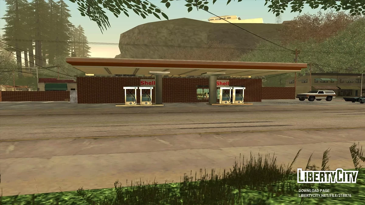 Nuevas texturas de gasolinera rural / GTA San Andreas