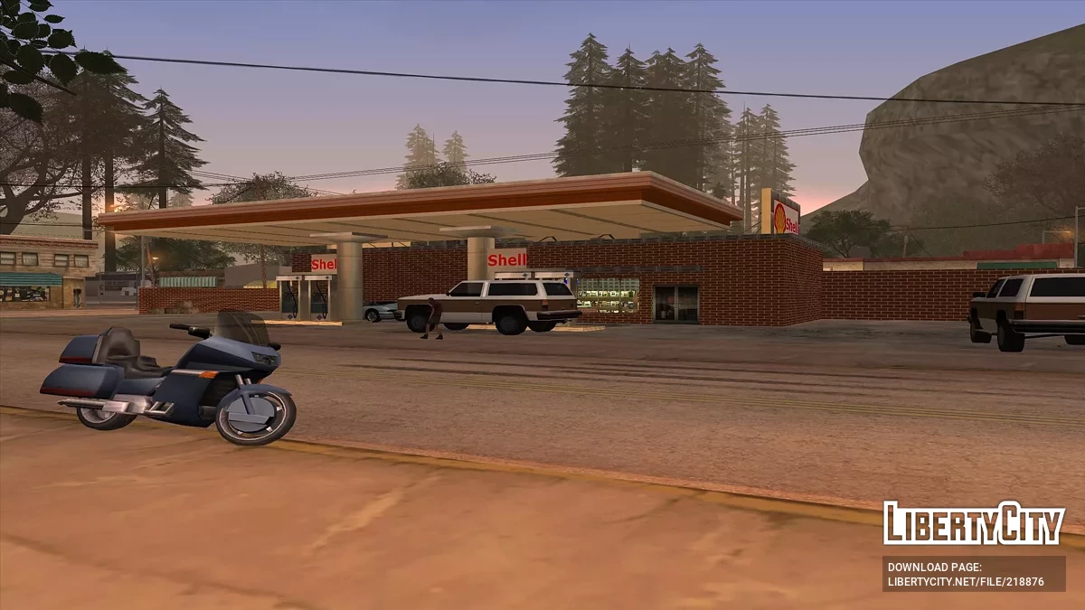 Nuevas texturas de gasolinera rural / GTA San Andreas