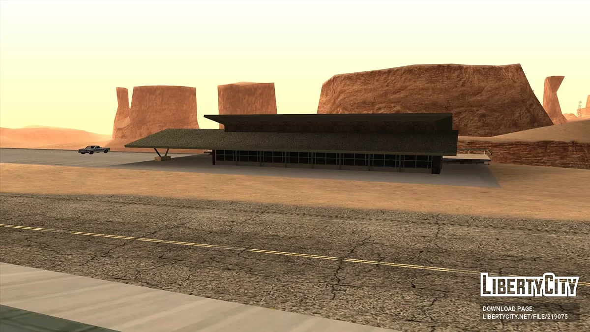 HD objects in the desert / GTA San Andreas