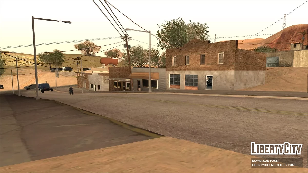 HD objects in the desert / GTA San Andreas