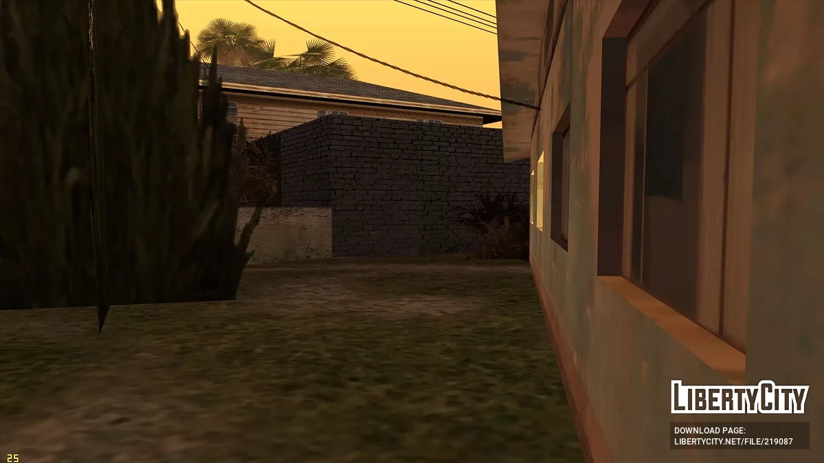 Garaje de ladrillo en Gantón / GTA San Andreas