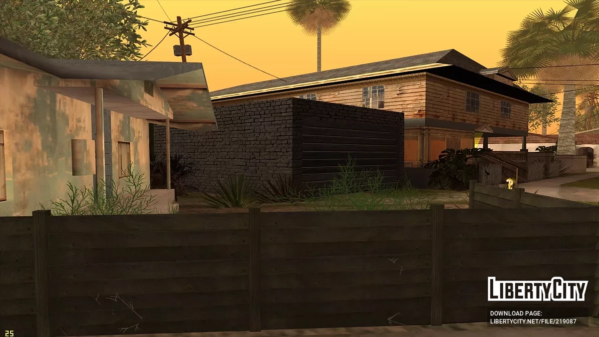 Garaje de ladrillo en Gantón / GTA San Andreas