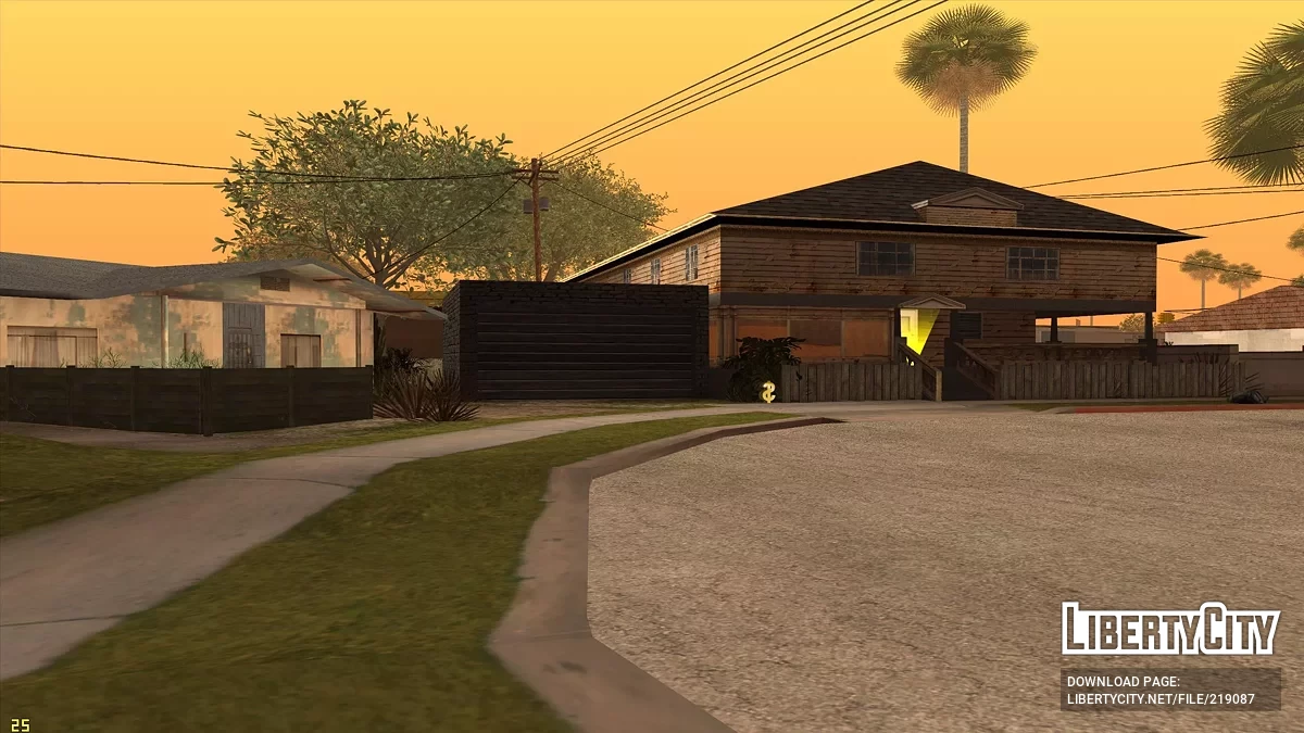 Garaje de ladrillo en Gantón / GTA San Andreas