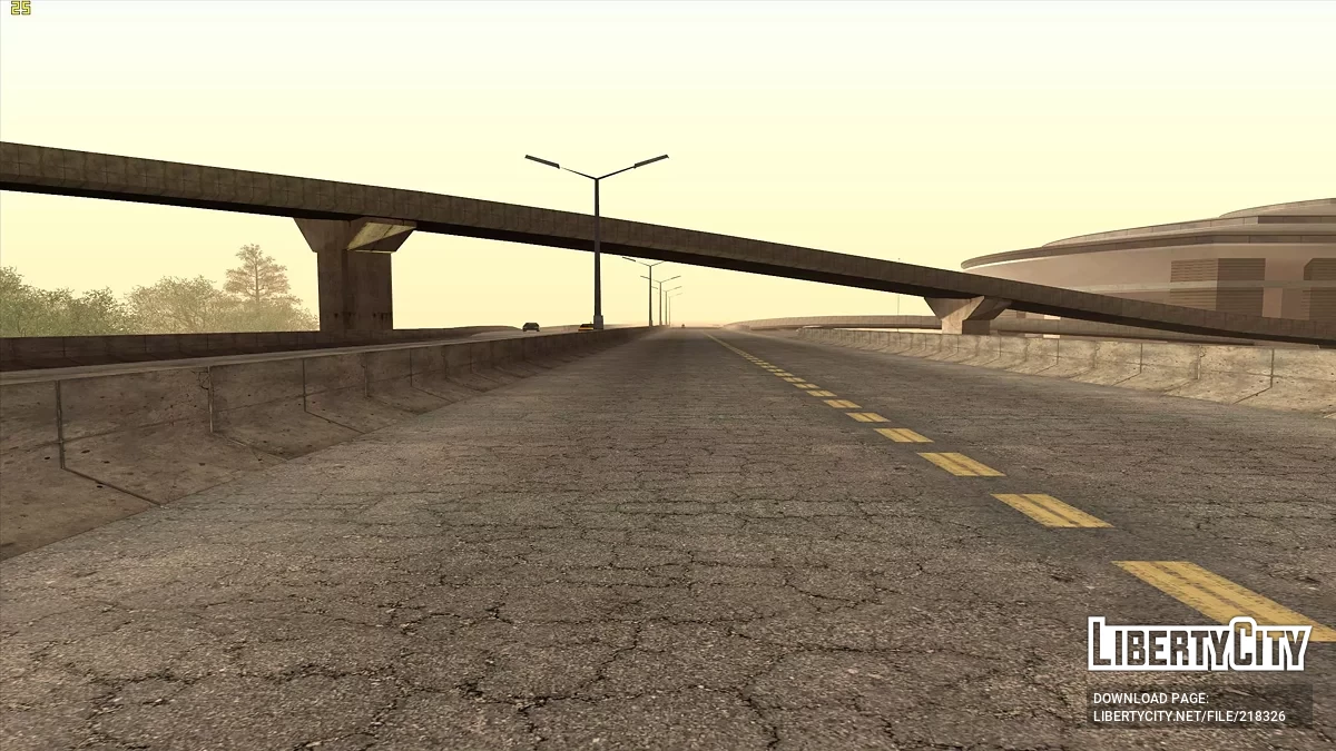 Нове шосе в San Fierro / GTA San Andreas