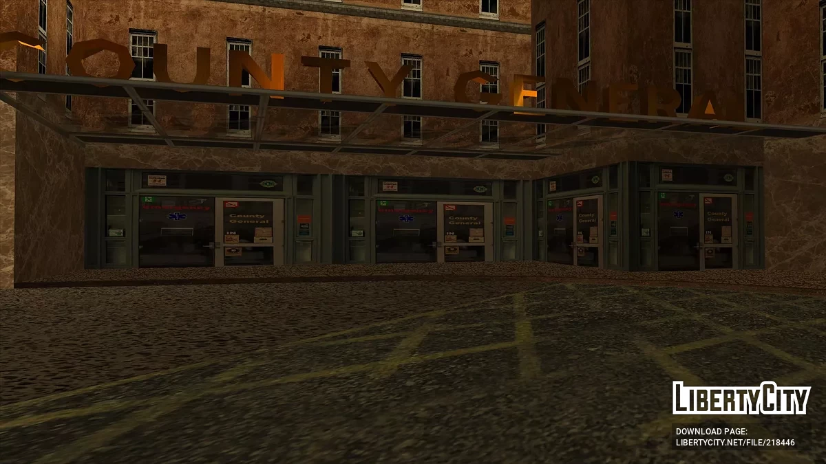 Нові текстури лікарні в Лос-Сантосі / GTA San Andreas