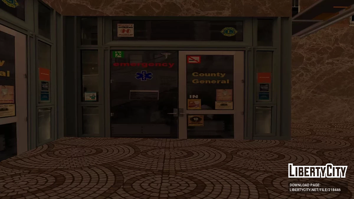 Нові текстури лікарні в Лос-Сантосі / GTA San Andreas