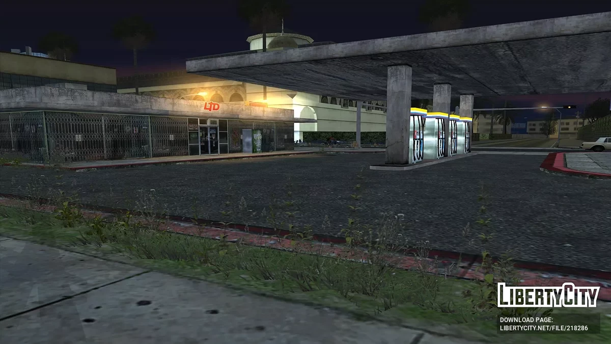 Оновлена заправка в Idlewood / GTA San Andreas