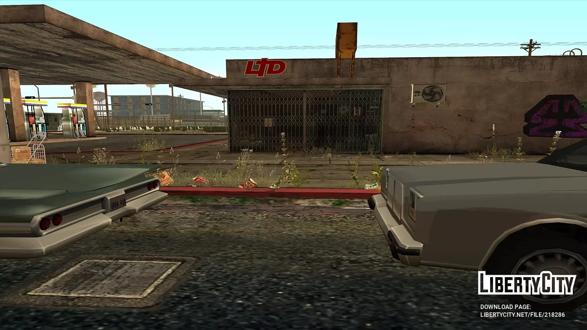 Оновлена заправка в Idlewood / GTA San Andreas