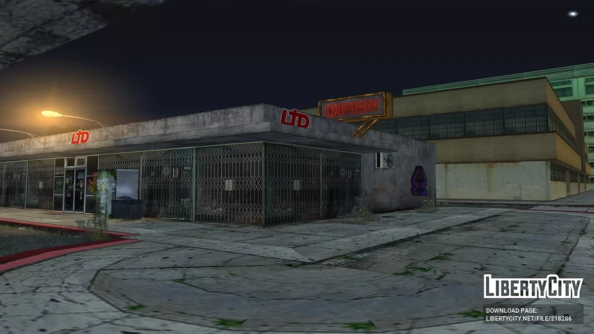 Оновлена заправка в Idlewood / GTA San Andreas