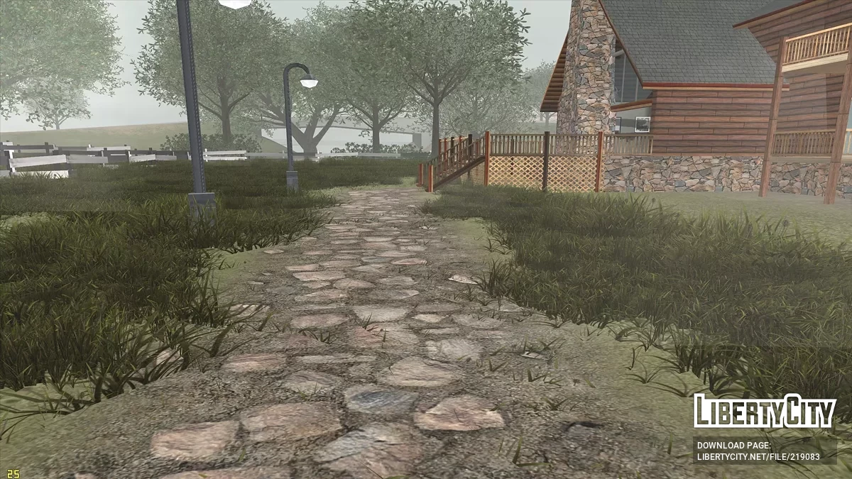 Rancho Toreno y gasolinera en Angel Pine en HD / GTA San Andreas