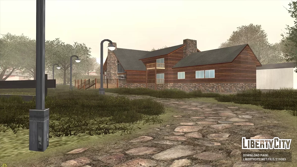 Rancho Toreno y gasolinera en Angel Pine en HD / GTA San Andreas