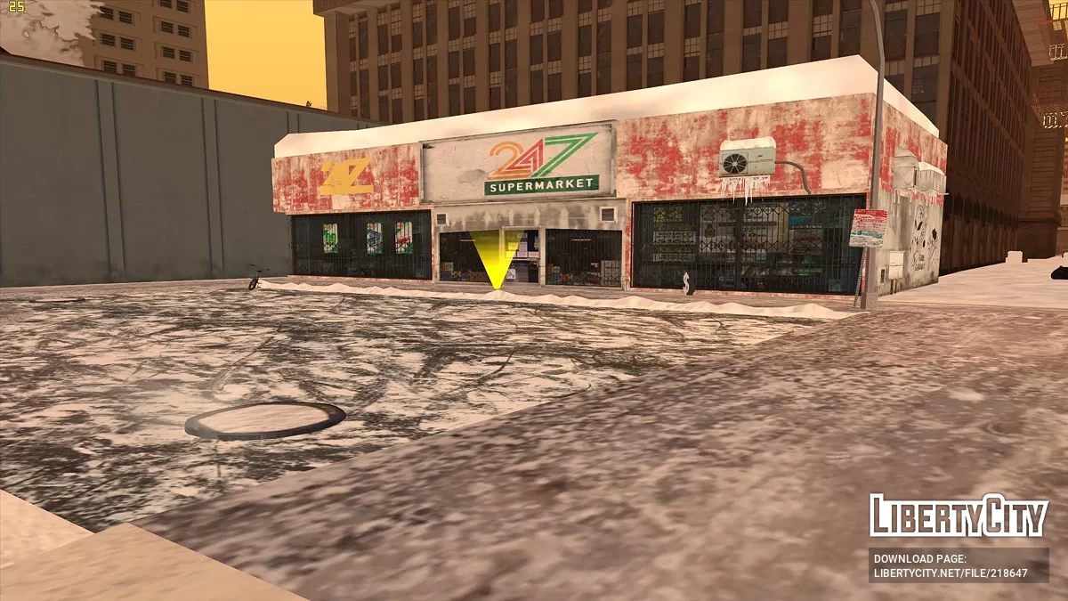 Toko Musim Dingin 24 на 7 di Los Santos / GTA San Andreas