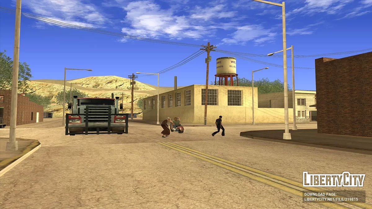 HD pueblo El Quebrados / GTA San Andreas