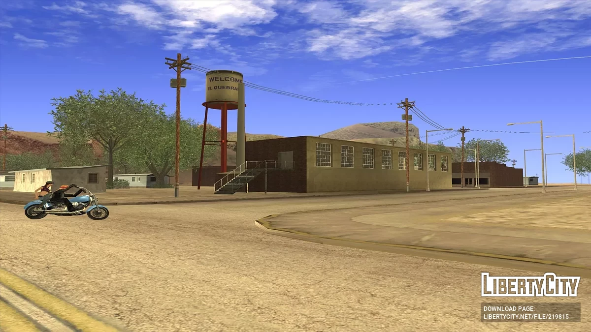 HD pueblo El Quebrados / GTA San Andreas