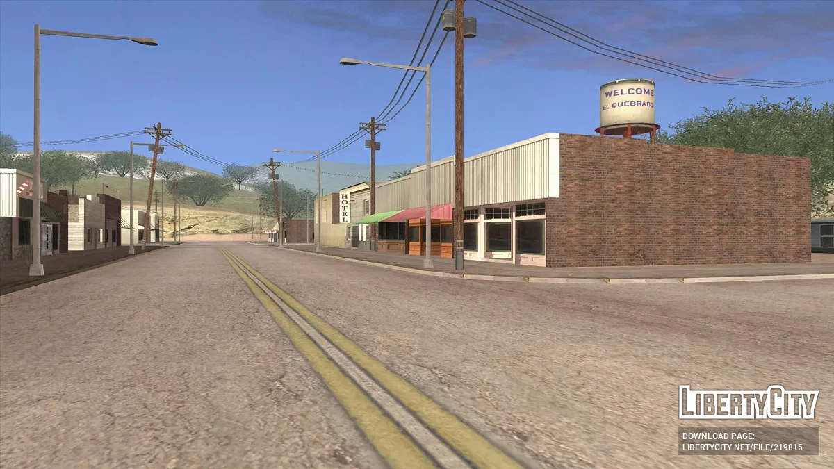 HD pueblo El Quebrados / GTA San Andreas