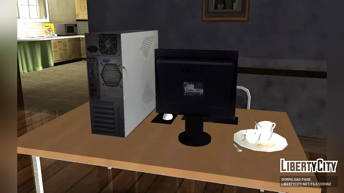 Komputer di rumah CJ / GTA San Andreas