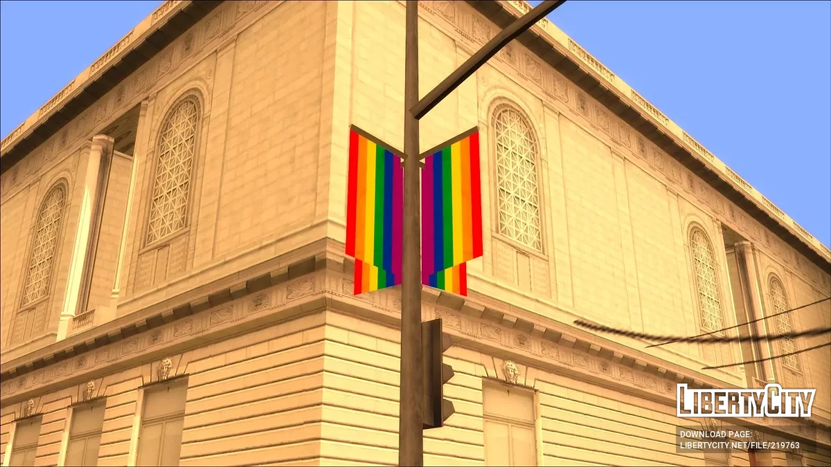 Detailed LGBT flag / GTA San Andreas
