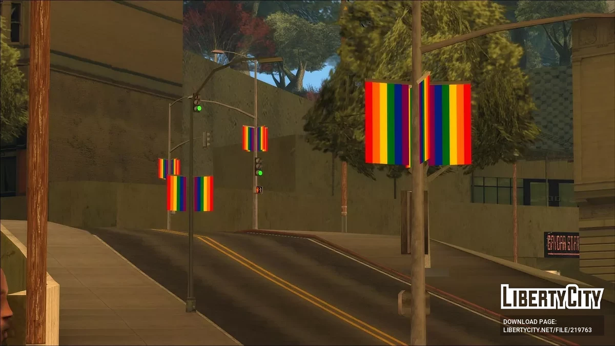 Detailed LGBT flag / GTA San Andreas
