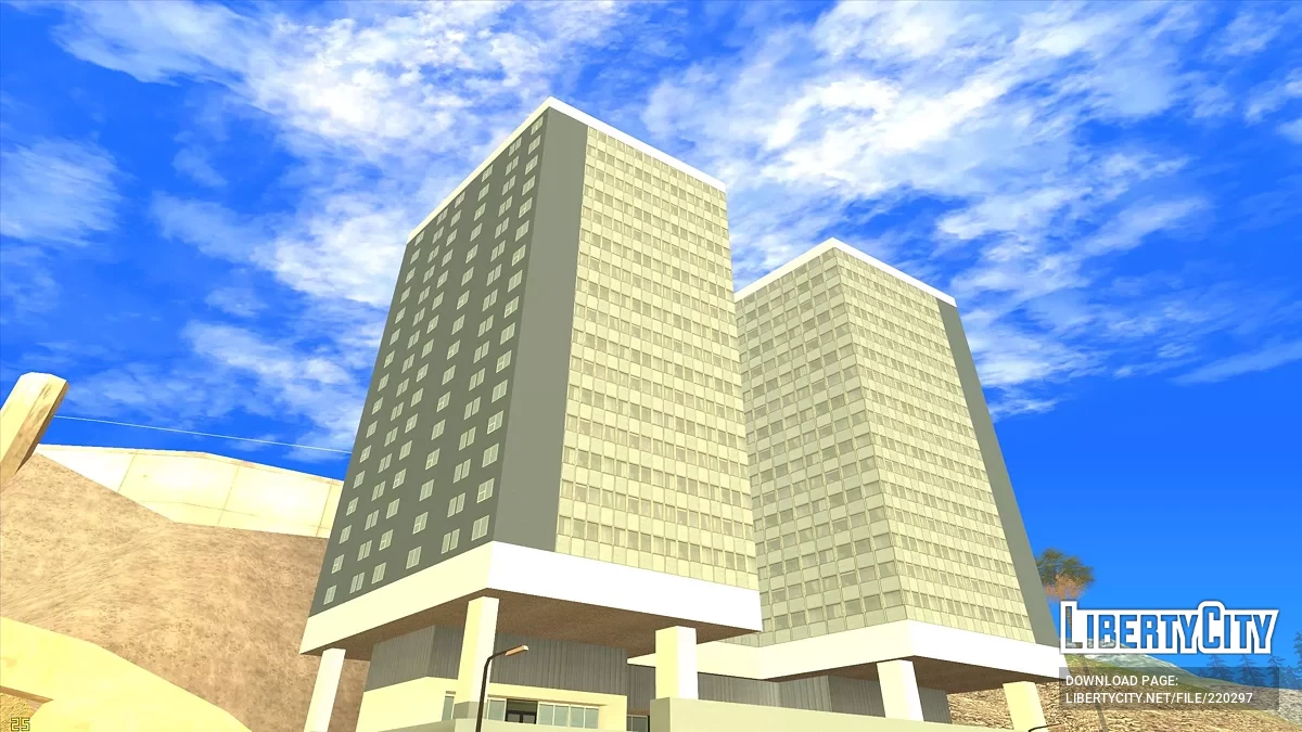 Hotel en la costa en HD / GTA San Andreas