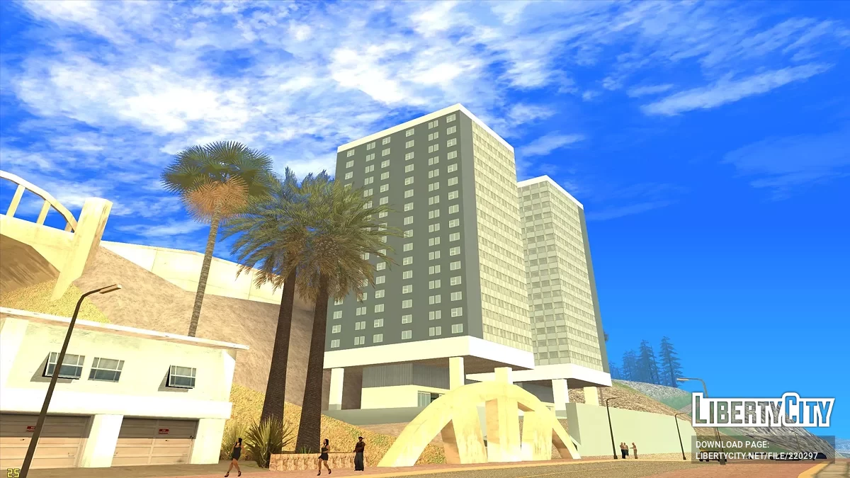 Hotel en la costa en HD / GTA San Andreas