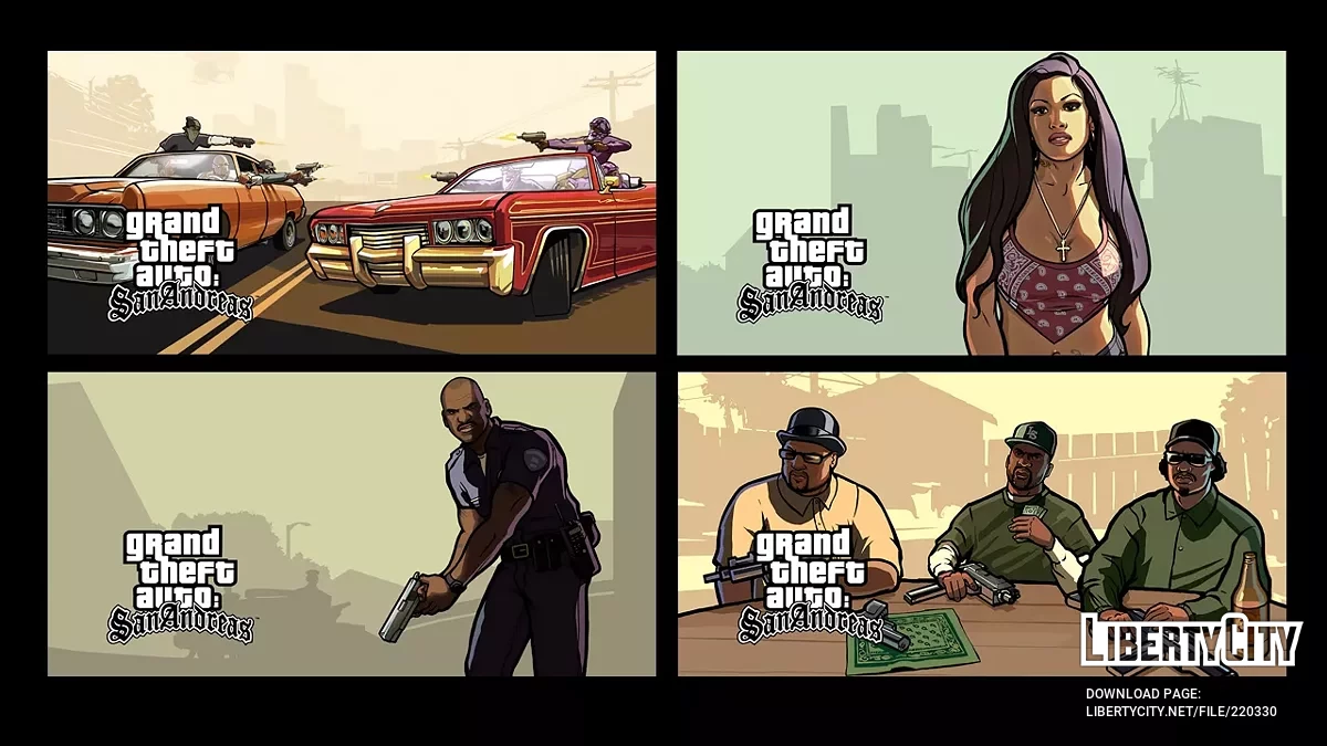 Ultimate Loadscreens HD v1 / GTA San Andreas