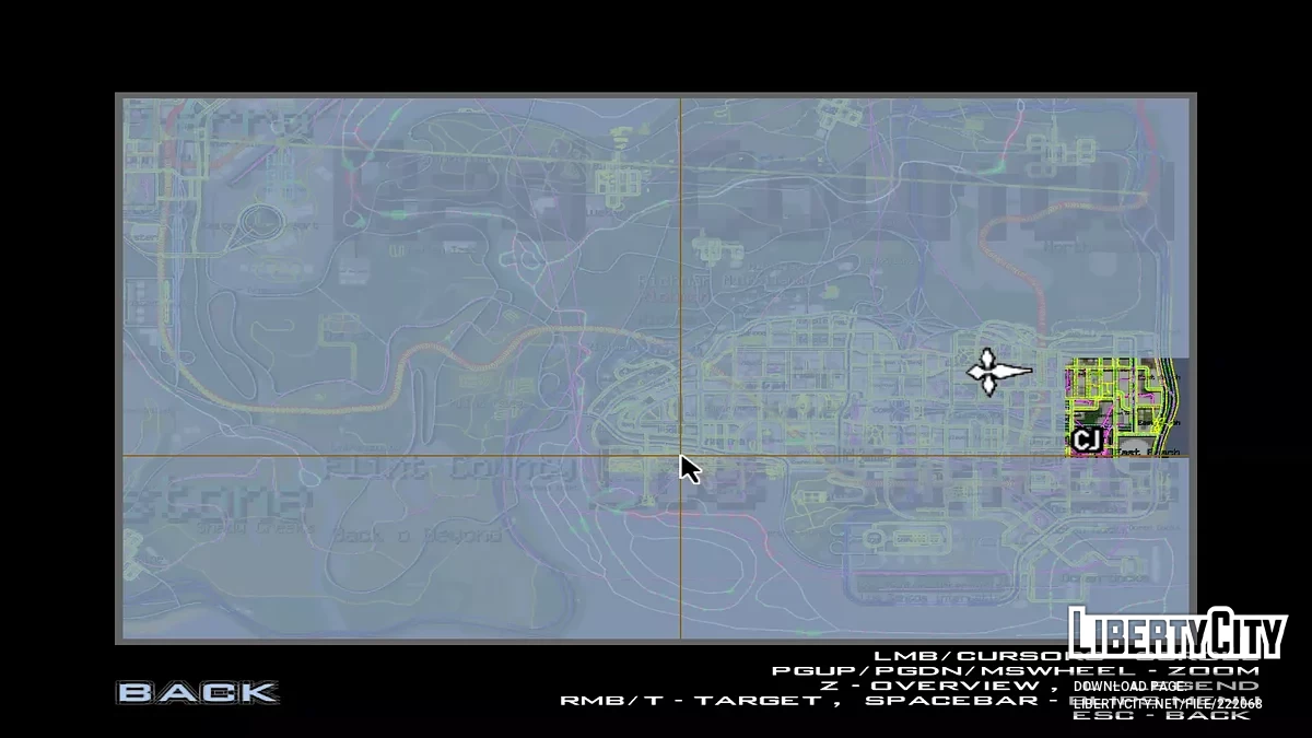 RealMapPaths (Radar) / GTA San Andreas