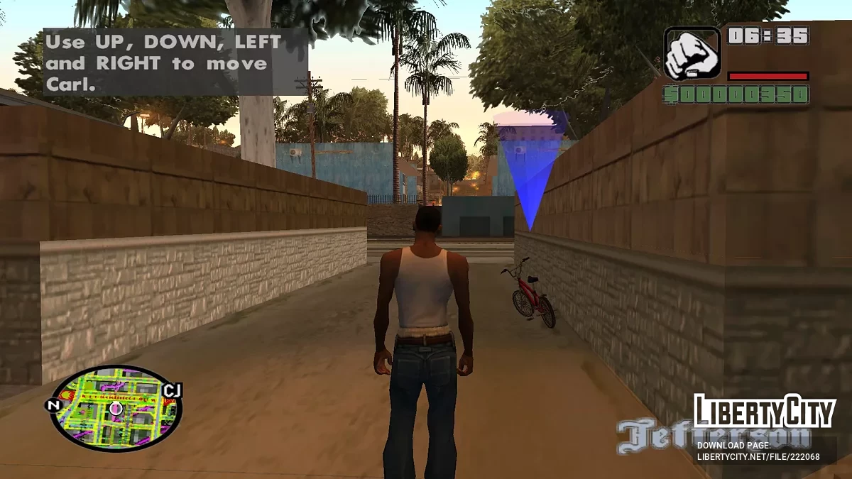 RealMapPaths (Radar) / GTA San Andreas