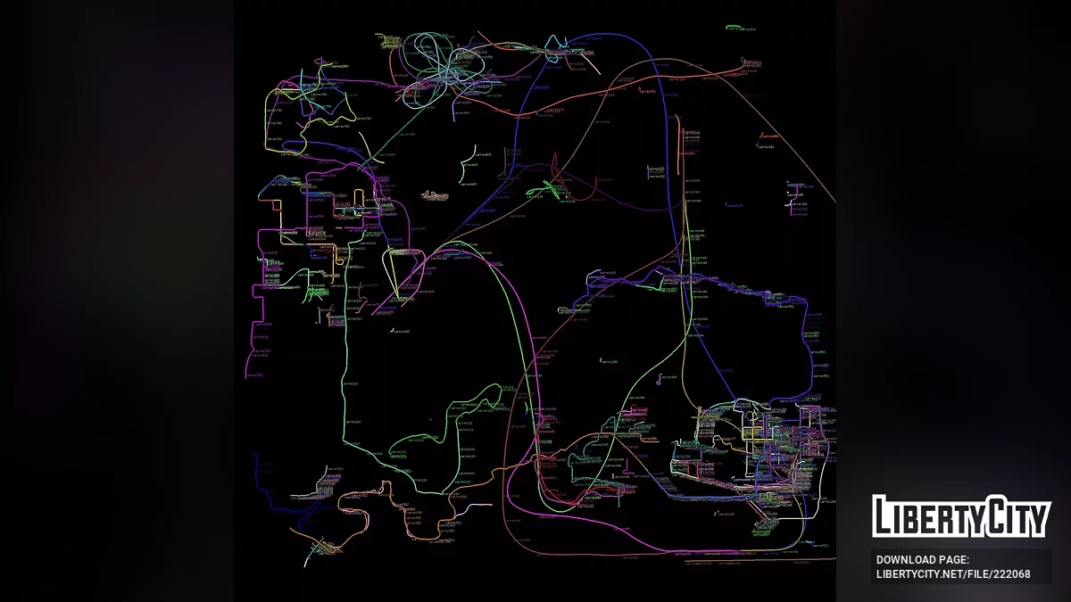 RealMapPaths (Radar) / GTA San Andreas