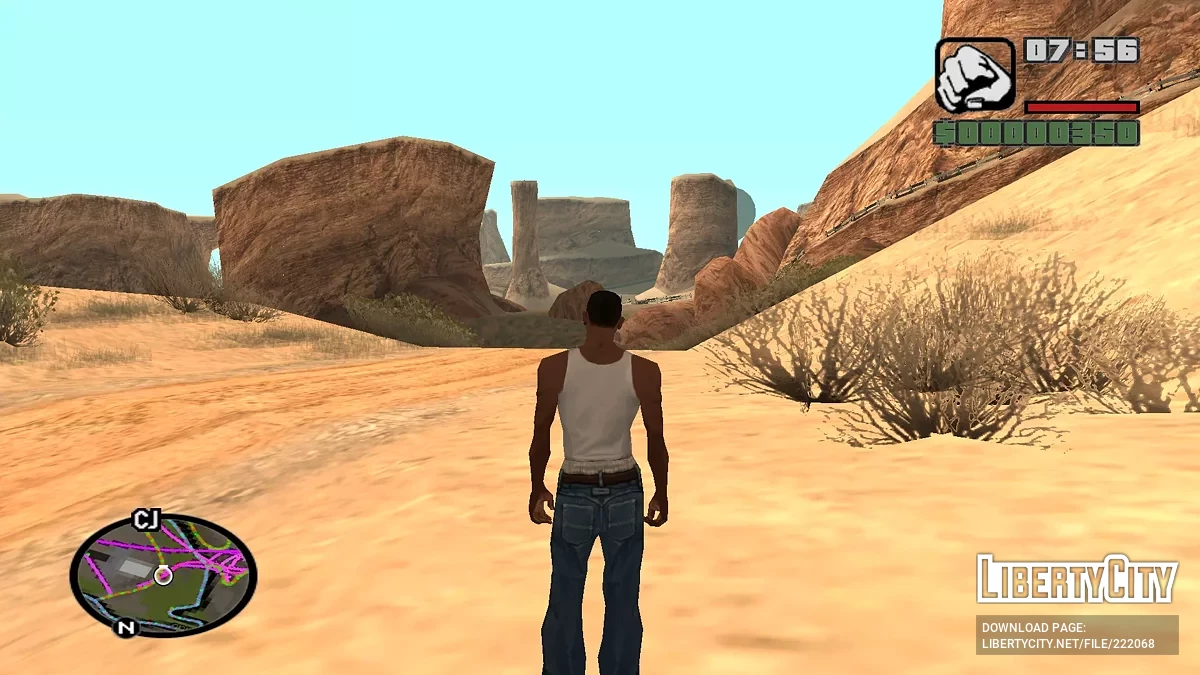 RealMapPaths (Radar) / GTA San Andreas