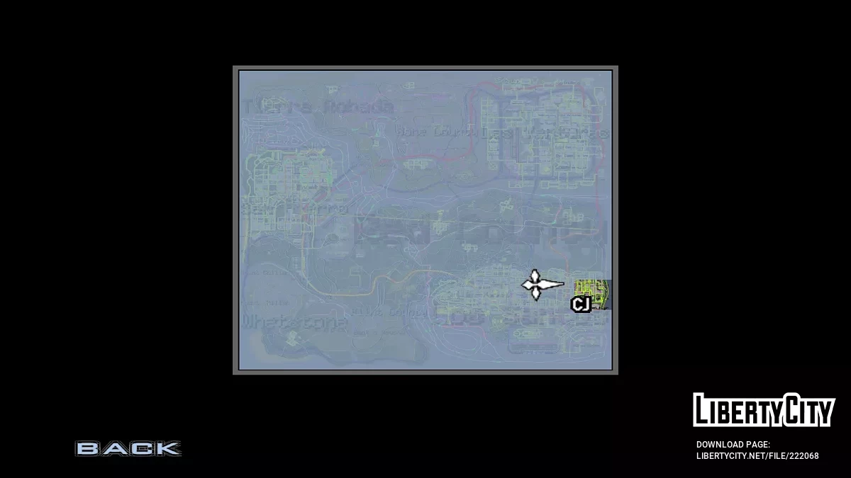 RealMapPaths (Radar) / GTA San Andreas