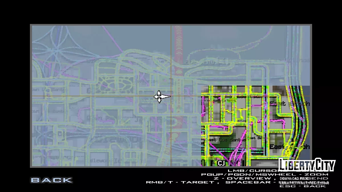 RealMapPaths (Radar) / GTA San Andreas