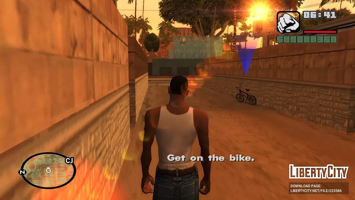Carte radar néon isolines / GTA San Andreas
