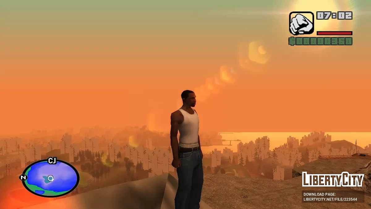 HeightmapColorized (radar) / GTA San Andreas