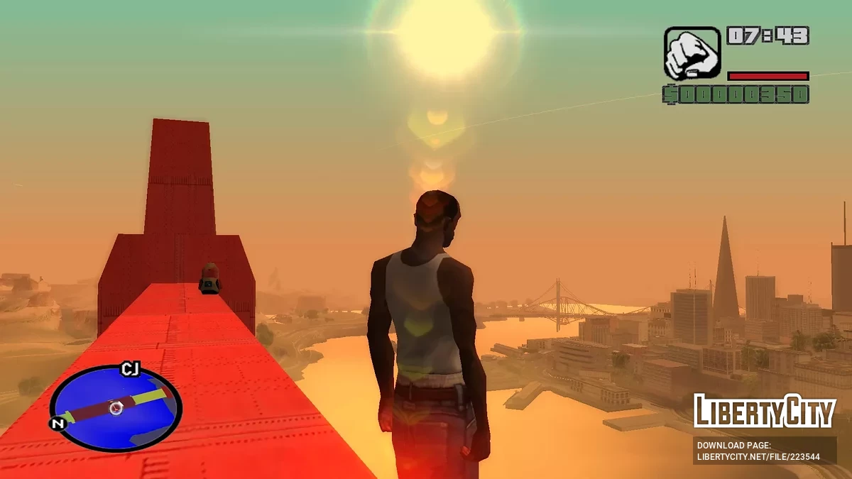 HeightmapColorized (radar) / GTA San Andreas