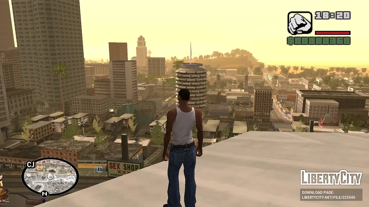 Прозорі ізолінії (радар) / GTA San Andreas