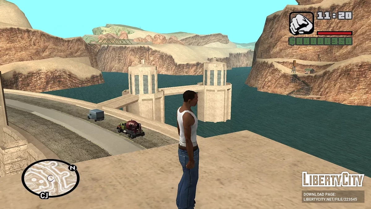 Прозорі ізолінії (радар) / GTA San Andreas