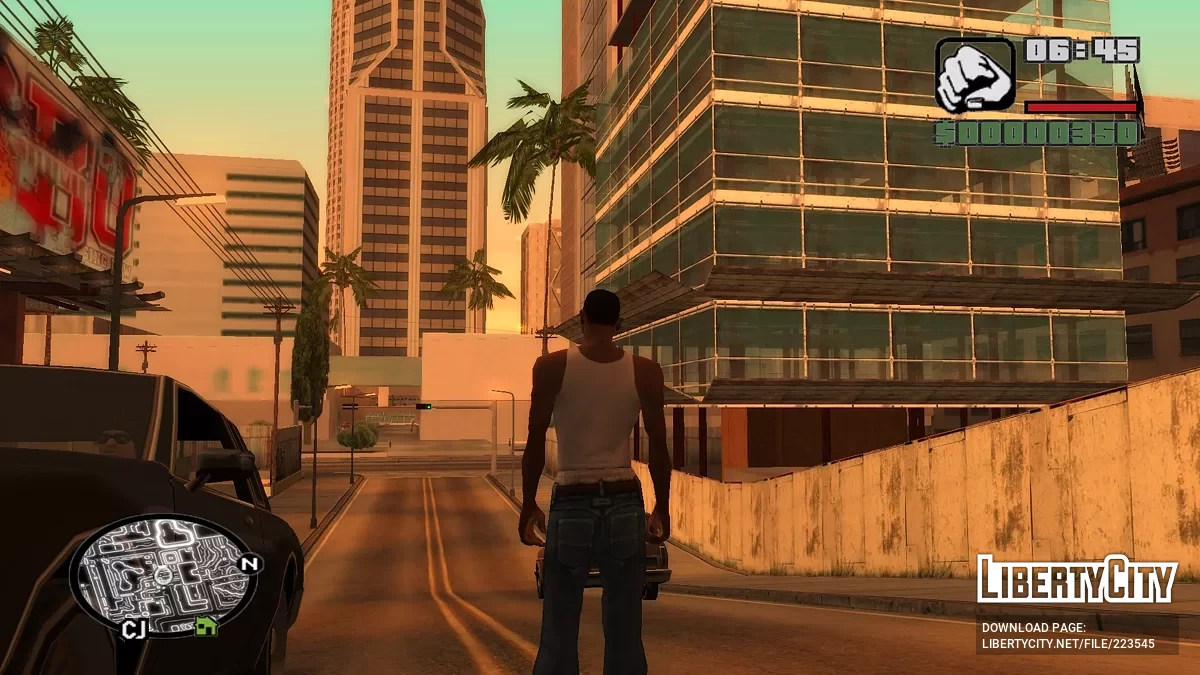 Прозорі ізолінії (радар) / GTA San Andreas