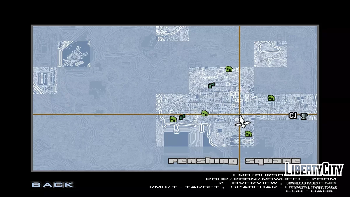 Прозорі ізолінії (радар) / GTA San Andreas