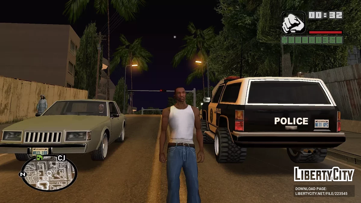 Прозорі ізолінії (радар) / GTA San Andreas