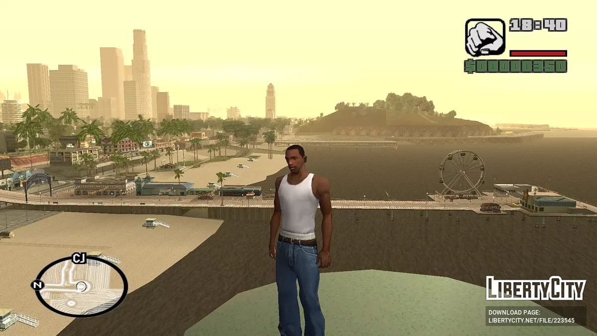 Прозорі ізолінії (радар) / GTA San Andreas