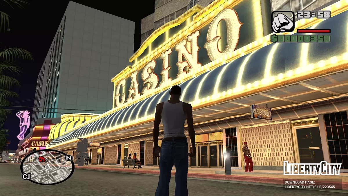 Прозорі ізолінії (радар) / GTA San Andreas