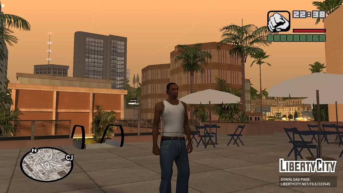 Прозорі ізолінії (радар) / GTA San Andreas