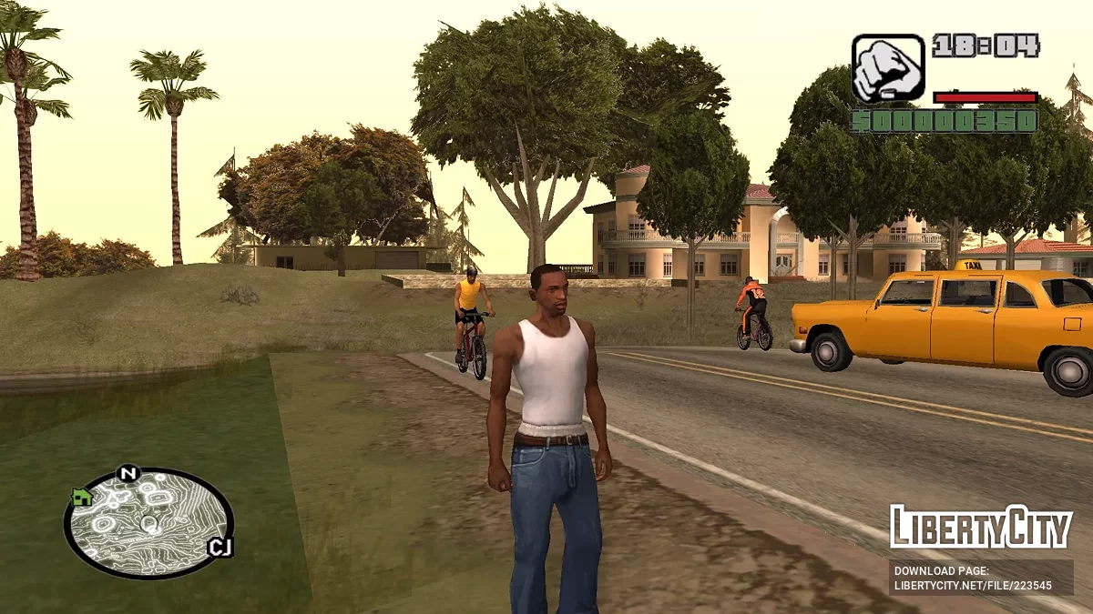 Прозорі ізолінії (радар) / GTA San Andreas