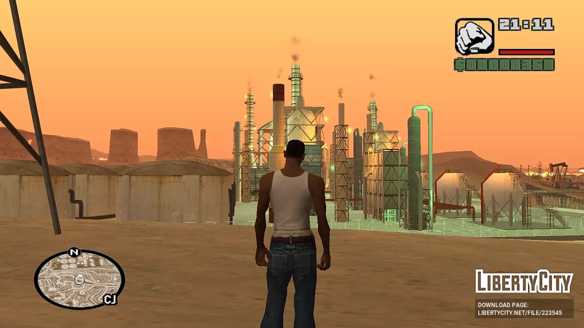 Прозорі ізолінії (радар) / GTA San Andreas