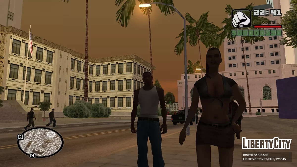 Прозорі ізолінії (радар) / GTA San Andreas