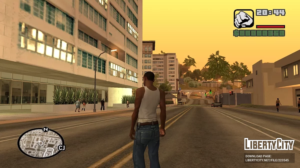 Прозорі ізолінії (радар) / GTA San Andreas