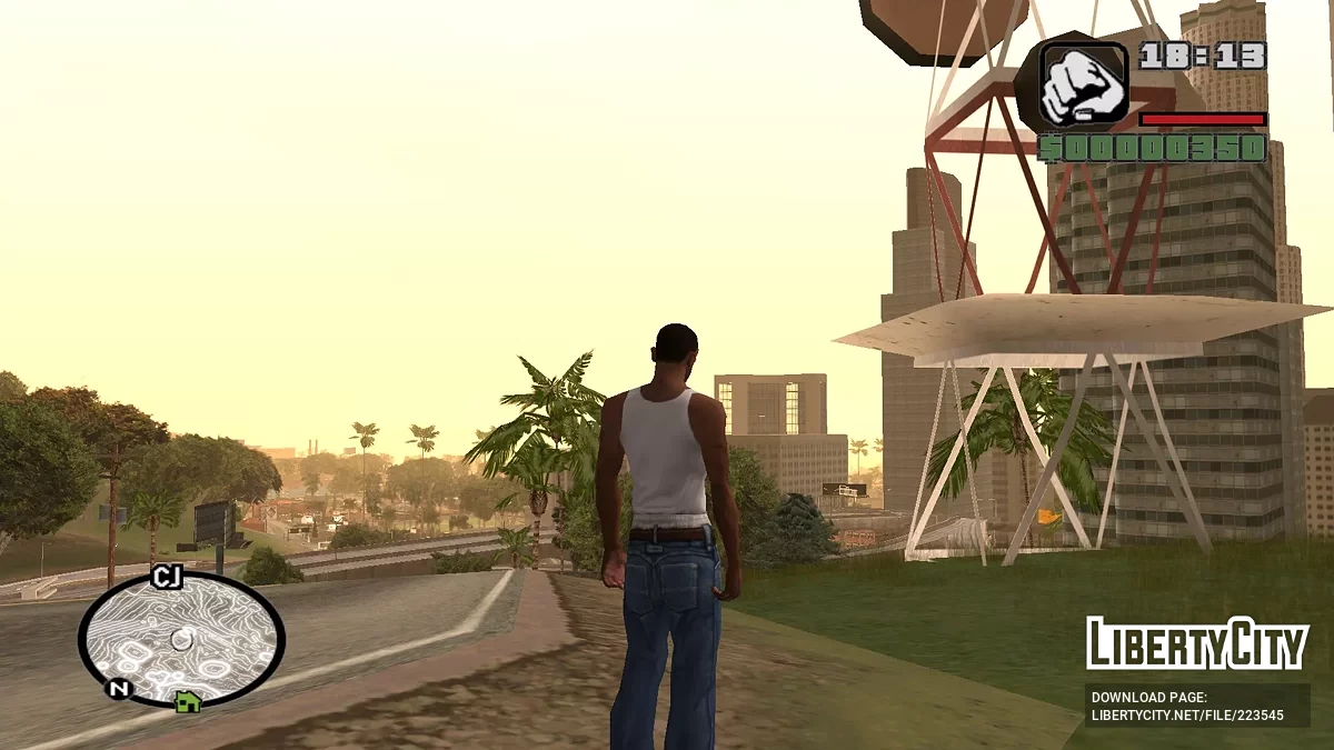 Прозорі ізолінії (радар) / GTA San Andreas