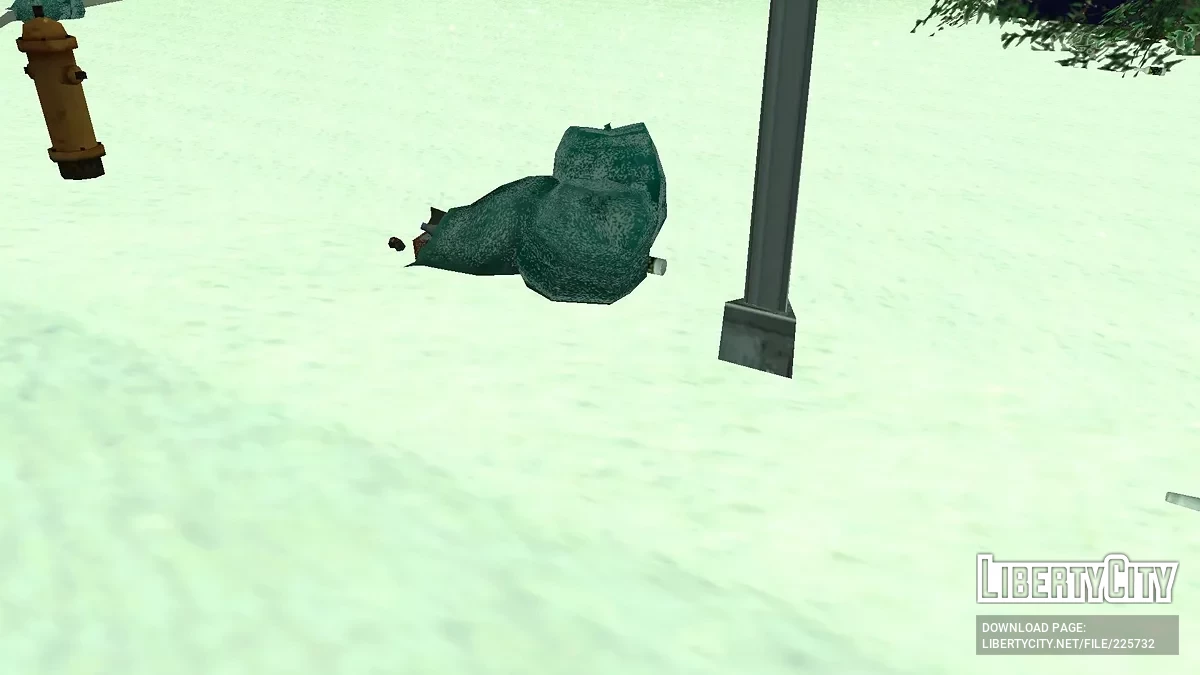 Мішок для сміття для зимового моду / GTA San Andreas