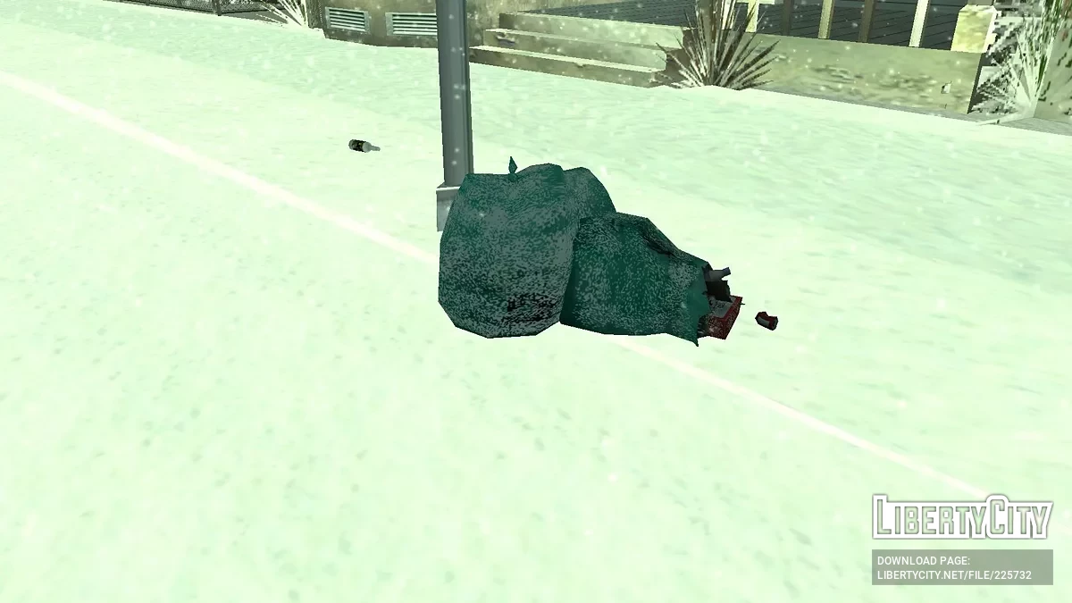 Мішок для сміття для зимового моду / GTA San Andreas