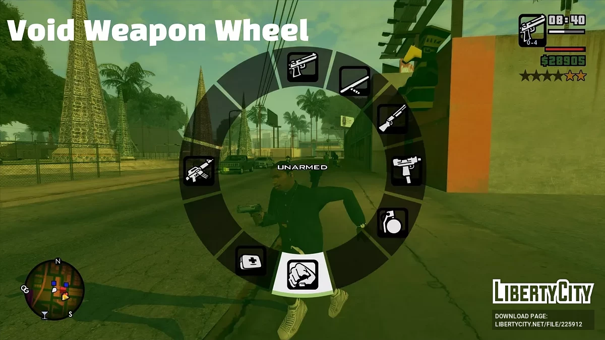 Значки зброї SA Nadalao у стилі Stories / GTA San Andreas